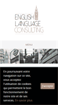 Mobile Screenshot of englishlanguageconsulting.com